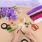 621PCS Nylon Stocking Flower Making Kit, Mixed Colors Nylon Stocking Fabric with Complete Materail, Tools and Step-by-Step Video for DIY Silk Flowers Arts and Crafts for Home Wedding Party Decoration